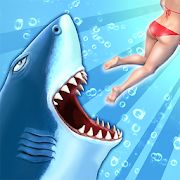 Скачать взломанную Hungry Shark Evolution версия Зависит от устройства apk на Андроид - Бесконечные деньги