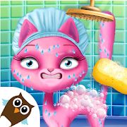 Скачать взломанную Cat Hair Salon Birthday Party - Virtual Kitty Care версия 6.0.13 apk на Андроид - Открытые уровни