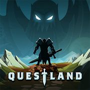 Скачать взломанную Questland: РПГ пошаговая версия 3.8.0 apk на Андроид - Много монет