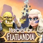 Скачать взломанную Heroes of Flatlandia версия 1.3.10 apk на Андроид - Открытые уровни