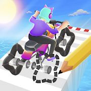 Скачать взломанную Scribble Rider! версия 1.505 apk на Андроид - Много монет