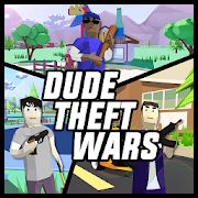 Скачать взломанную Dude Theft Wars: Open World Sandbox Simulator BETA версия 0.87c apk на Андроид - Бесконечные деньги