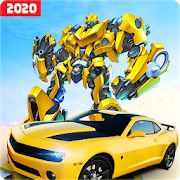 Скачать взломанную Grand Robot Car Transform 3D Game версия Зависит от устройства apk на Андроид - Много монет