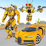 Скачать взломанную Игра Пчела робот трансформации автомобиля версия 1.8 apk на Андроид - Бесконечные деньги