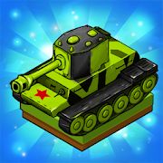 Скачать взломанную Merge Tanks: Забавный танк Удивительного Слияние версия 2.0.0 apk на Андроид - Много монет