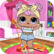 Скачать взломанную Princess Dolls Pink Cleaning 2 версия 2 apk на Андроид - Открытые уровни