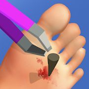 Скачать взломанную Foot Clinic - ASMR Feet Care версия 1.3.2 apk на Андроид - Бесконечные деньги