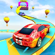 Скачать взломанную Furious Car Stunts Mega Ramp Car Games версия 4.0 apk на Андроид - Много монет