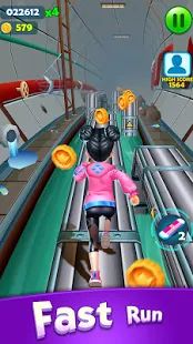 Скачать взломанную Subway Princess Runner версия 4.0.1 apk на Андроид - Много монет