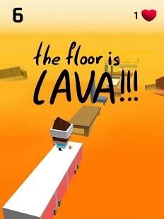 Скачать взломанную The Floor Is Lava версия 1.4 apk на Андроид - Бесконечные деньги