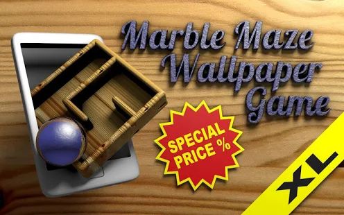 Скачать взломанную Marble Maze Wallpaper Game XL версия 1.3 apk на Андроид - Открытые уровни