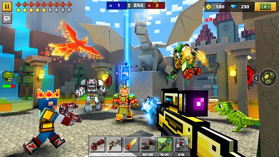 Скачать взломанную Pixel Gun 3D: Battle Royale (Стрелялки Онлайн) версия 17.5.1 apk на Андроид - Бесконечные деньги