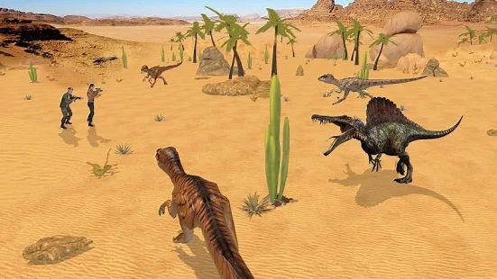 Скачать взломанную Dinosaur Hunt - Shooting Games версия Зависит от устройства apk на Андроид - Много монет