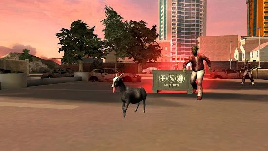 Скачать взломанную Goat Simulator GoatZ версия 1.4.6 apk на Андроид - Открытые уровни