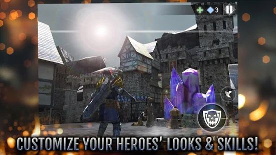 Скачать взломанную Heroes and Castles 2 - Strategy Action RPG версия Зависит от устройства apk на Андроид - Много монет