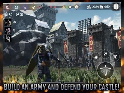 Скачать взломанную Heroes and Castles 2 - Strategy Action RPG версия Зависит от устройства apk на Андроид - Много монет