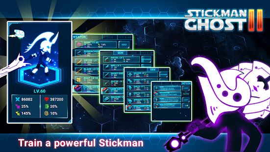 Скачать взломанную Stickman Ghost 2: Gun Sword - Shadow Action RPG версия 6.6 apk на Андроид - Открытые уровни