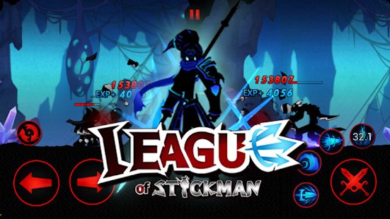 Скачать взломанную League of Stickman - Best action game(Dreamsky) версия 5.9.4 apk на Андроид - Открытые уровни