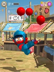 Скачать взломанную Clumsy Ninja версия 1.31.0 apk на Андроид - Открытые уровни