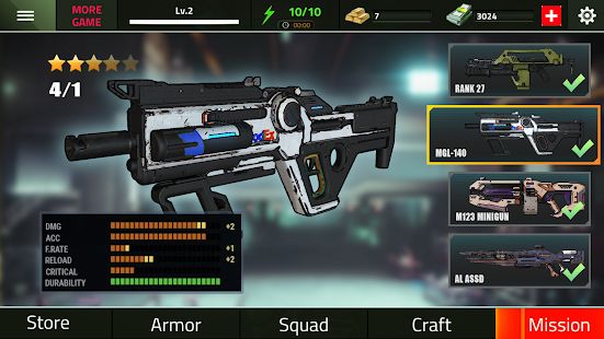 Скачать взломанную Fatal Bullet - FPS Gun Shooting Game версия 1.1.1 apk на Андроид - Открытые уровни