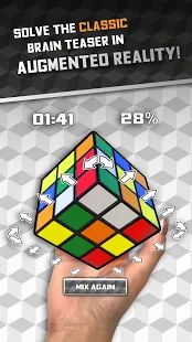 Скачать взломанную Rubik’s Cube Augmented! версия 1.26 apk на Андроид - Много монет