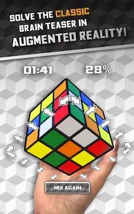 Скачать взломанную Rubik’s Cube Augmented! версия 1.26 apk на Андроид - Много монет