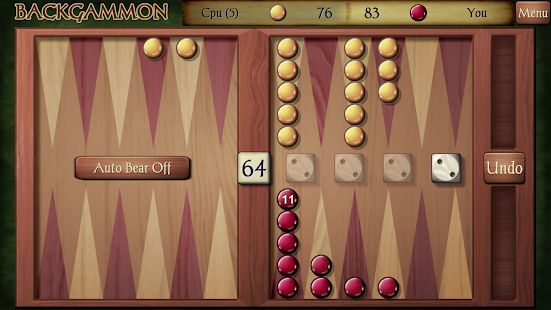 Скачать взломанную Backgammon Free версия 2.32 apk на Андроид - Открытые уровни