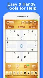 Скачать взломанную Sudoku версия 1.0.8 apk на Андроид - Бесконечные деньги