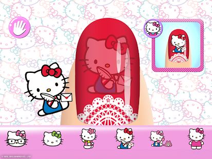 Скачать взломанную Маникюрный салон Hello Kitty версия 1.9 apk на Андроид - Открытые уровни