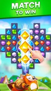 Скачать взломанную Bling Crush - Jewels & Gems Match 3 Puzzle Game версия Зависит от устройства apk на Андроид - Бесконечные деньги