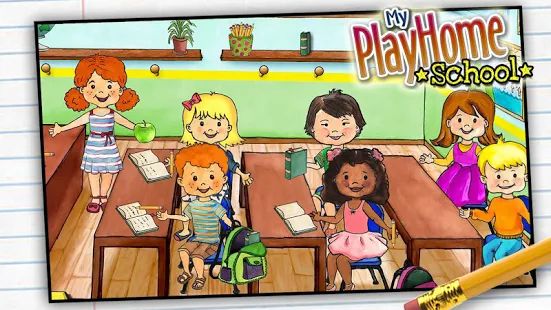 Скачать взломанную My PlayHome School версия 3.6.3.24 apk на Андроид - Открытые уровни