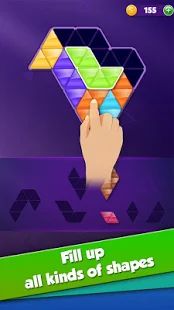 Скачать взломанную Block! Triangle puzzle: Tangram версия 3.0.9 apk на Андроид - Бесконечные деньги