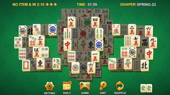 Скачать взломанную Mahjong версия 1.2.3 apk на Андроид - Много монет