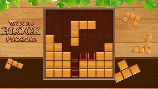 Скачать взломанную Wood Block Puzzle версия 2.5 apk на Андроид - Открытые уровни