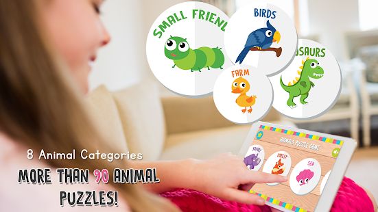 Скачать взломанную Animals Puzzle for Kids: Preschool версия 1.2 apk на Андроид - Бесконечные деньги