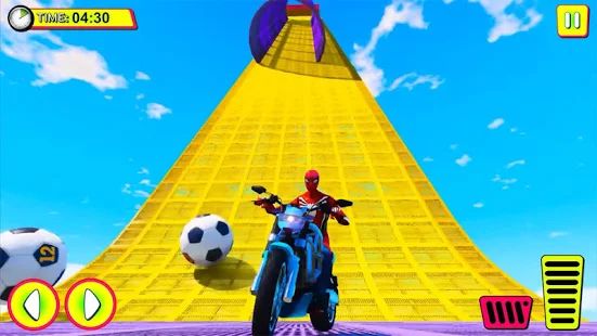Скачать взломанную Superhero Tricky bike race (kids games) версия 1.3 apk на Андроид - Бесконечные деньги