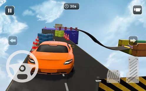 Скачать взломанную Невозможные треки Car Stunt Game: New Games 2019 версия 1.7 apk на Андроид - Много монет
