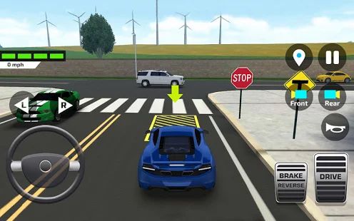 Скачать взломанную Школа вождения и парковки: Самый Крутой симулятор версия 2.8 apk на Андроид - Бесконечные деньги