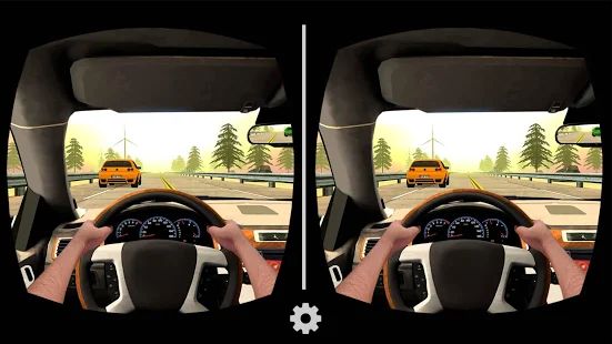 Скачать взломанную VR Traffic Racing в автомобильном вождении версия 1.0.15 apk на Андроид - Открытые уровни