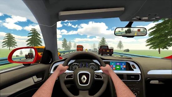 Скачать взломанную VR Traffic Racing в автомобильном вождении версия 1.0.15 apk на Андроид - Открытые уровни