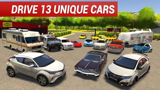 Скачать взломанную Roundabout 2: A Real City Driving Parking Sim версия 1.3 apk на Андроид - Открытые уровни