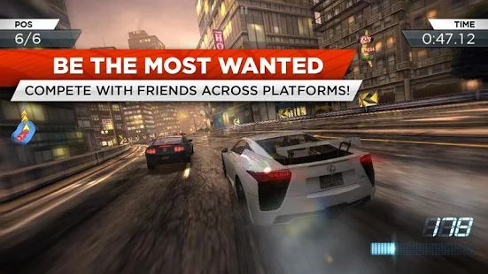 Скачать взломанную Need for Speed Most Wanted версия 1.3.128 apk на Андроид - Много монет