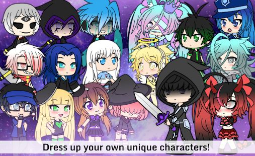 Скачать взломанную Gachaverse (RPG & Anime Dress Up) версия 0.7.8 apk на Андроид - Бесконечные деньги
