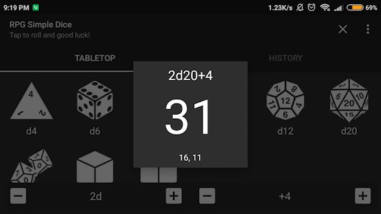 Скачать взломанную RPG Simple Dice версия 1.9.4 apk на Андроид - Бесконечные деньги