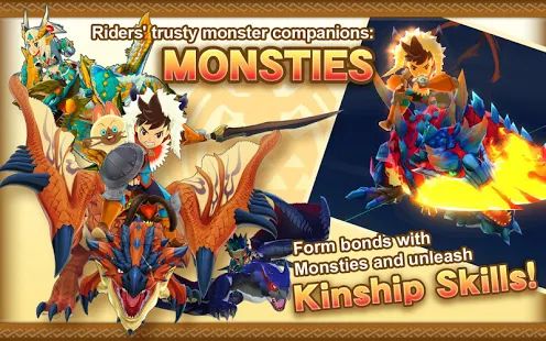 Скачать взломанную Monster Hunter Stories версия 1.0.2 apk на Андроид - Много монет