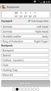 Скачать взломанную Squire - Character Manager Pro версия Зависит от устройства apk на Андроид - Бесконечные деньги