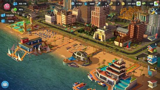 Скачать взломанную SimCity BuildIt версия 1.31.1.92799 apk на Андроид - Открытые уровни