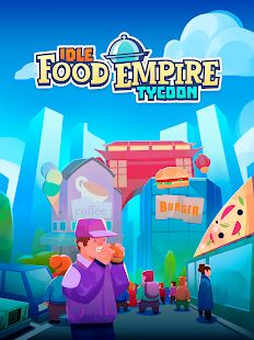 Скачать взломанную Idle Food Empire Tycoon - готовить еду игра версия 1.1.0 apk на Андроид - Бесконечные деньги