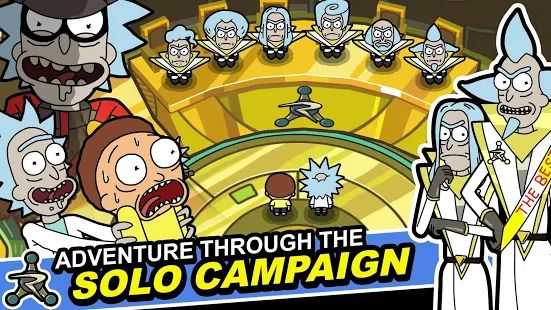 Скачать взломанную Pocket Mortys версия 2.15.0 apk на Андроид - Открытые уровни