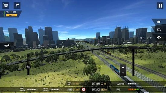Скачать взломанную Train Simulator PRO 2018 версия 1.3.7 apk на Андроид - Много монет